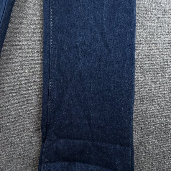 VTG NOS Lee Denim Jeans Dark Wash Ms. Petite 12 Rider USA All Cotton ACTL 27X29 - Picture 7 of 16
